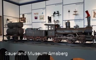 Eisenbahnmodell im Sauerland-Museum